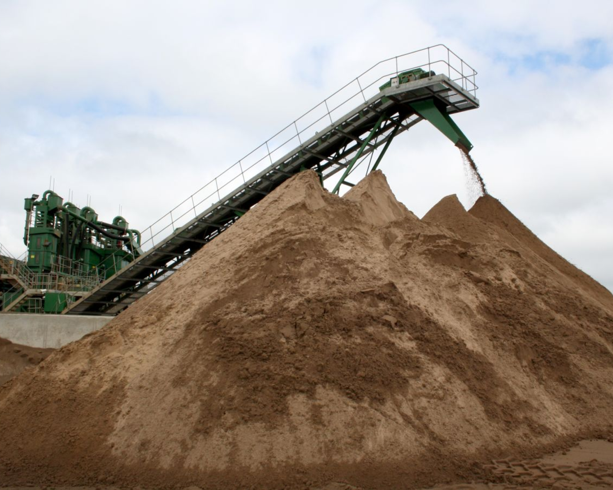Sand Stockpiling